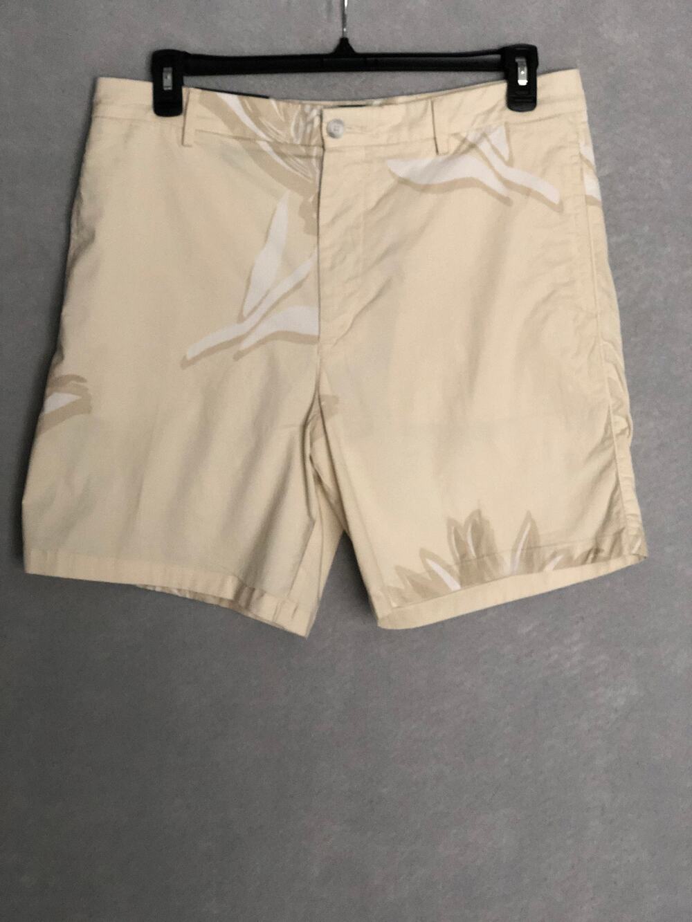 Boss by Hugo Boss Karlos Shorts Regular Fit Beige Men's 52 (US 36R) NEW